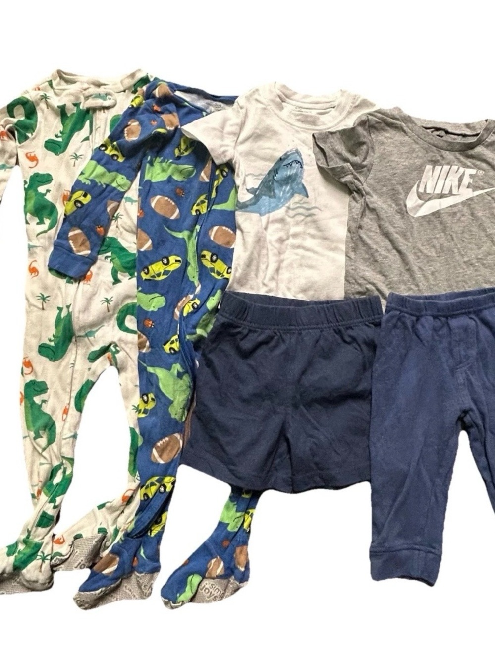 Toddler Boy Clothing Footie Pajamas Nike Shirts Shorts Pants Size 24 Months